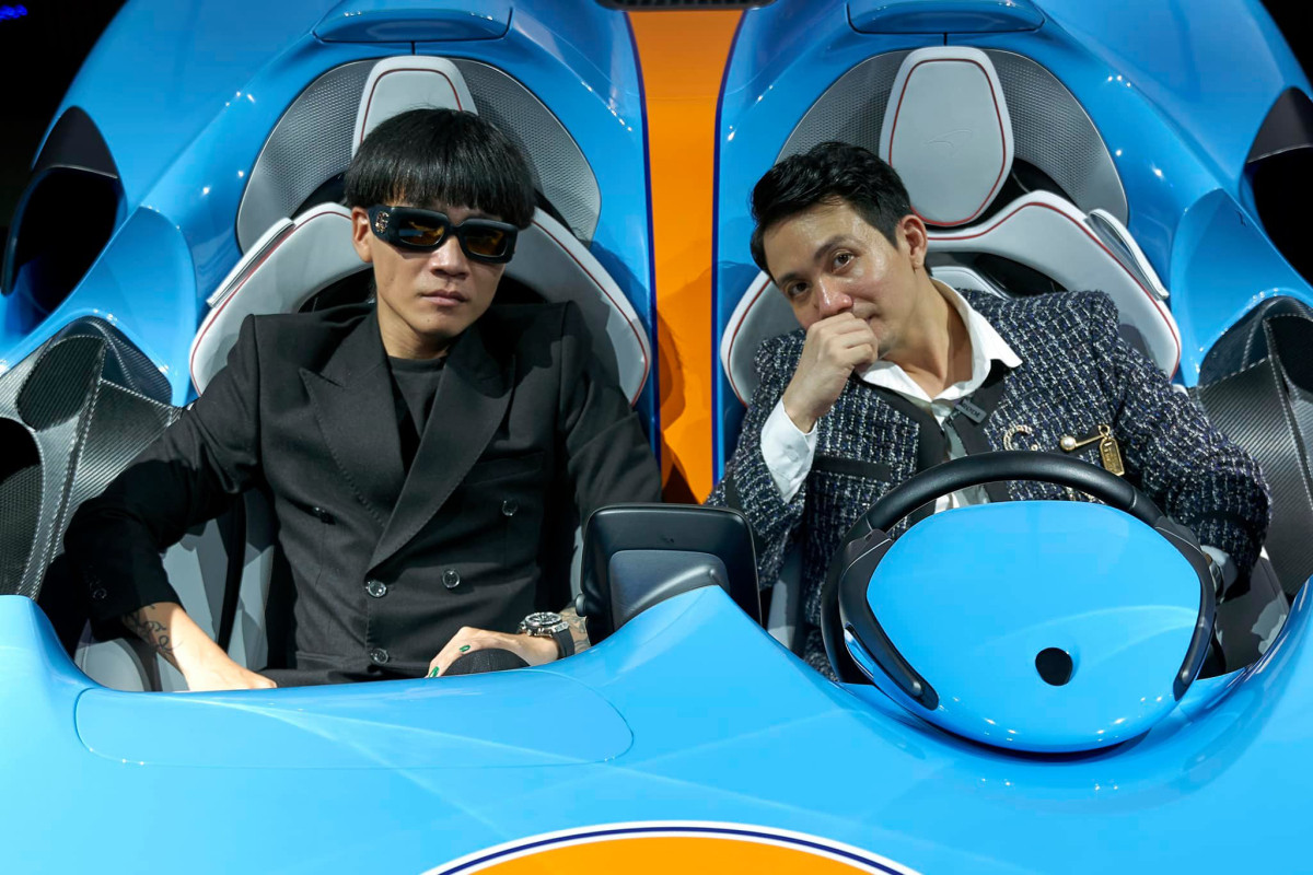 Rapper Wowy - bạn thân Minh Nhựa đến chung vui với vợ chồng anh trong ngày đặc biệt.