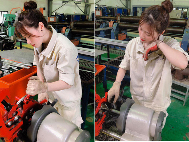 "Nữ công nhân hot girl" gây bão mạng ngày ấy, giờ ra sao? Cuối năm 2019, loạt ảnh một nữ công nhân trẻ cặm cụi làm việc trong nhà máy cơ khí được dân mạng đua nhau truyền tay. Diện bộ đồng phục công nhân, tay dính dầu mỡ nhưng gương mặt xinh xắn của cô nàng vẫn “đốn tim” người nhìn. Cô gái trong ảnh được dân mạng ưu ái gọi với biệt danh “nữ công nhân hot girl”, “mỹ nhân nhà máy”.
