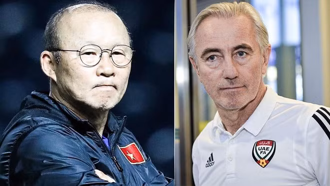 Trước khi đánh bại Shin Tae Yong, HLV trưởng đội tuyển Việt Nam Park Hang Seo từng đánh bại một chiến lược gia từng hít thở không khí World Cup khác là Bert van Marwijk (hiện là HLV đội tuyển UAE).