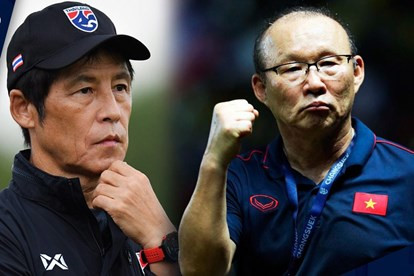 Thêm một vị chiến lược gia nữa từng dẫn đội đá World Cup nữa trở thành bại tướng của HLV Park Hang Seo đó là Nishino Akira (Cựu HLV đội tuyển Nhật Bản và giờ là HLV trưởng đội tuyển Thái Lan).