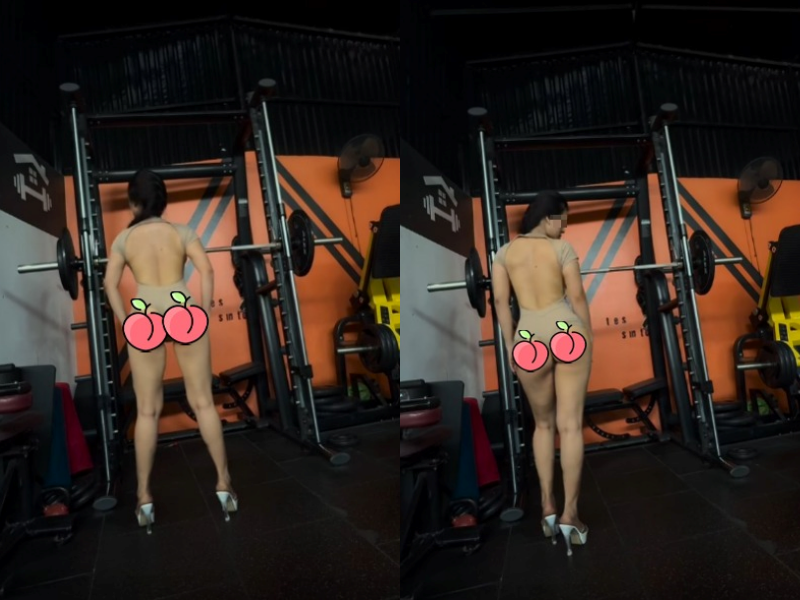 Xét trên phương diện thẩm mỹ, rõ ràng bộ đồ này đã rất thành công giúp hot girl PT phô diễn triệt để những đường cong quyến rũ. Tuy nhiên, nếu để mặc ra phòng tập, hay thậm chí đăng tải lên MXH thì lựa chọn này có vẻ chưa thực sự tinh tế.