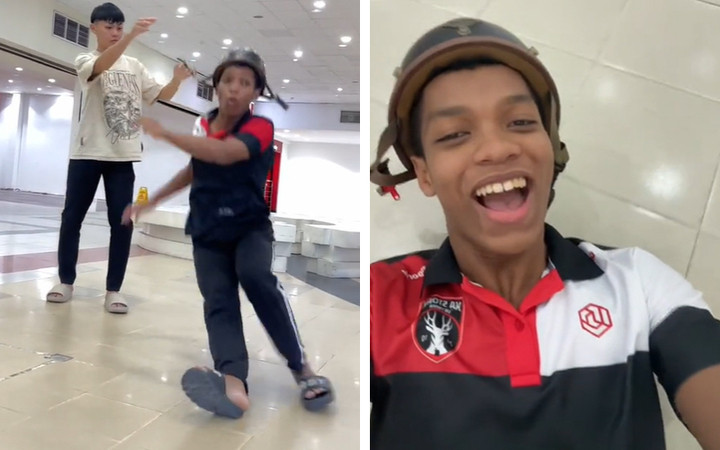 Trào lưu "trượt lau sàn nhà" khởi phát từ đầu tháng 9, các clip được quay dựng trên nền nhạc ca khúc Hạ còn vương nắng . Kịch bản rất đơn giản, chỉ cần dàn dựng làm một pha "vấp ngã" khiến nhân vật trong clip trượt dài trên sàn nhà, lấy thân mình lau sàn một đoạn dài.