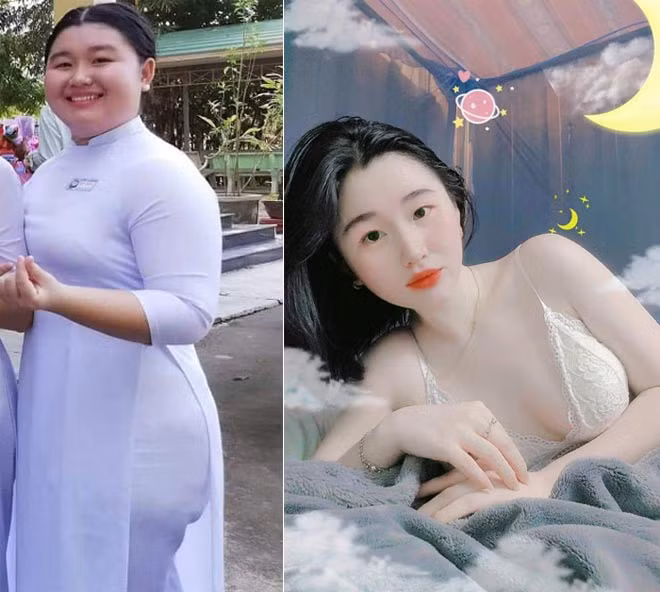 Hiện tại, cô gái Bình Thuận sở hữu vóc dáng đáng mơ ước với số đo ba vòng chuẩn: 90-62-90 (cm). Từ một người béo mập, sồ sề, giờ đây, cô nàng tự tin với body thon gọn và gợi cảm.