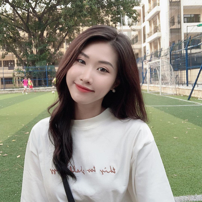 Thí sinh Hoa hậu Việt Nam 2020 - Ngọc Ánh gây ấn tượng với làn da trắng trẻo, gương mặt xinh xắn.