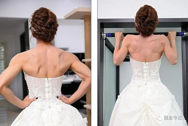 Theo Sohu, cô gái trong bức ảnh là phù dâu. Chỉ nhờ một khoảnh khắc giơ tay khoe cơ bắp cô đã được chú ý.