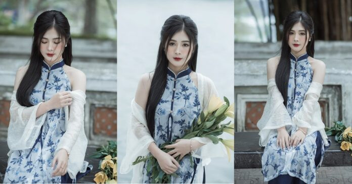 Nữ TikToker xinh đẹp trong bộ ảnh mới.