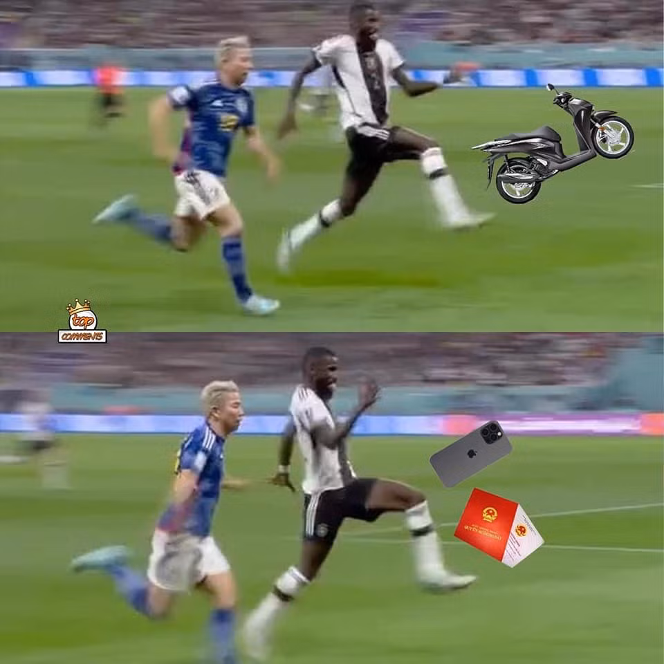 Cách Rudiger bứt tốc và đá bay tài sản của nhiều người.