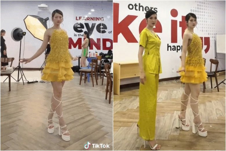 Lê Bống dường như rất thích “dìm” thật lực những xu hướng thời trang giày dép mới. Người khác thì thấy đẹp, riêng cô thì thấy sai sai.