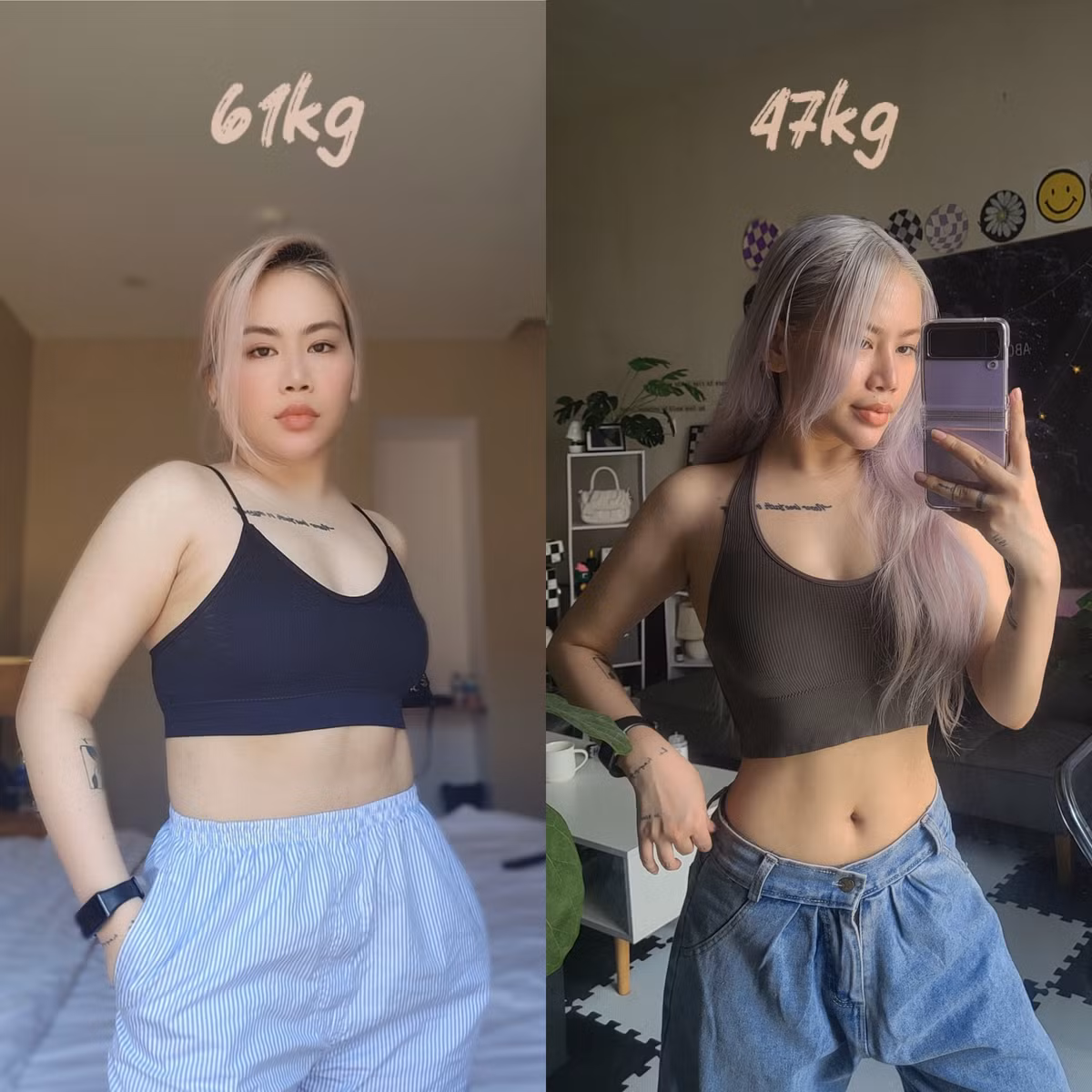 Mới đây, Yến Lê đã chia sẻ lại câu chuyện giảm cân, lấy lại vóc dáng khiến nhiều người chú ý. Được biết bình thường cô duy trì mức cân nặng 47 - 48kg và có vóc dáng cân đối.