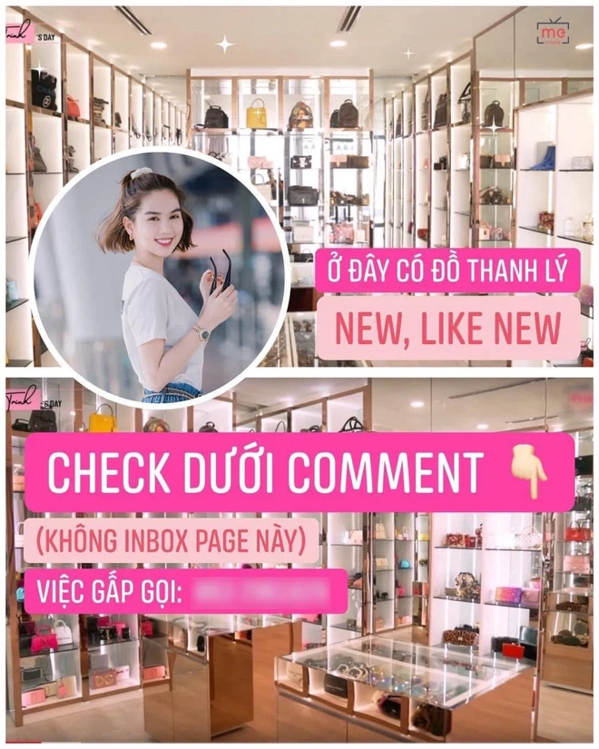 Ngay lập tức, "nữ hoàng nội y" đã phá đảo Facebook bằng 1 topic thanh lý đồ hiệu kim cương, mục đích cuối cùng cũng chỉ để Thuý Kiều được nghỉ ngơi.