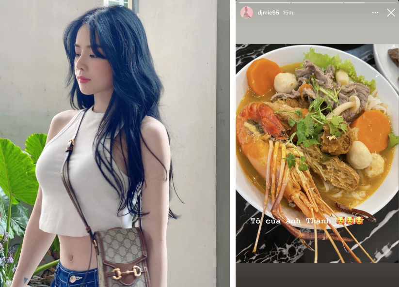 DJ Mie hóa ra cũng là "mem ngầm" hội Yêu Bếp với những món ăn vừa đủ chất vừa đủ đẹp.