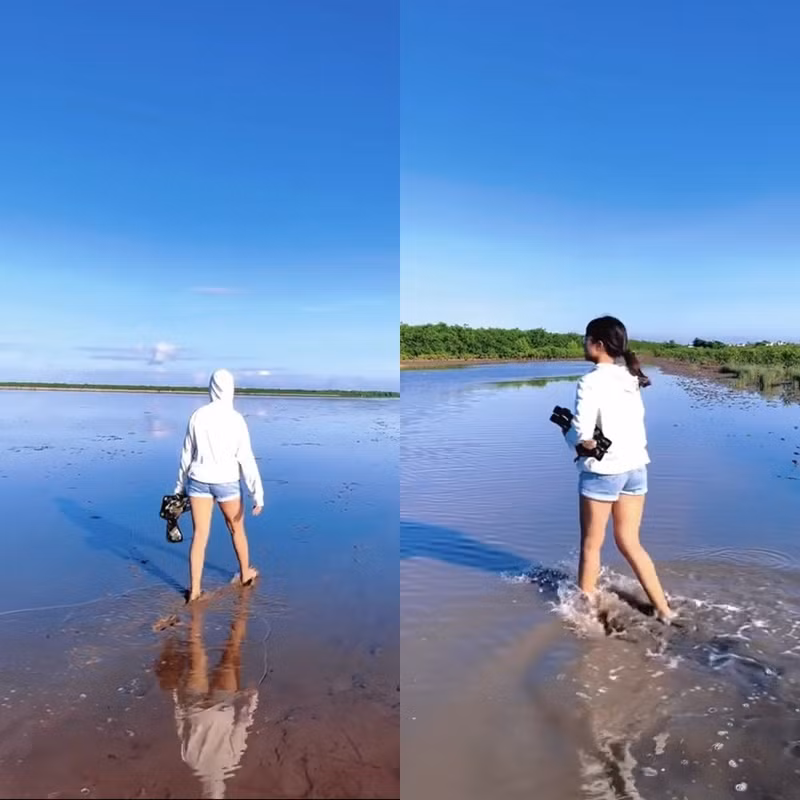 Chưa hết, nếu thời tiết không ủng hộ và thủy triều dâng cao thì chuyến đi coi như mất công.