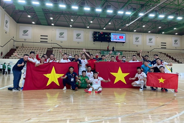 Tuyen futsal Viet Nam gianh ve du World Cup