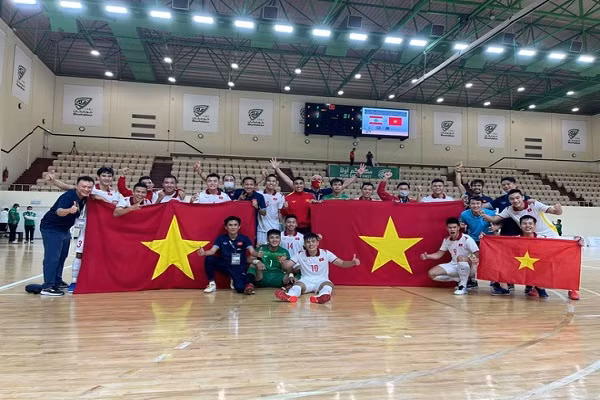 Tuyen futsal Viet Nam gianh ve du World Cup
