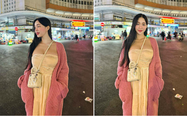 Theo tìm hiểu, cô gái gây bão tại chợ đêm Đà Lạt trên có tên Đỗ Trần Ngọc Thảo sinh năm 2001, ở TP.HCM. Cô sở hữu chiều cao gần 1m70 cùng số đo 3 vòng 90-61-88 cm.