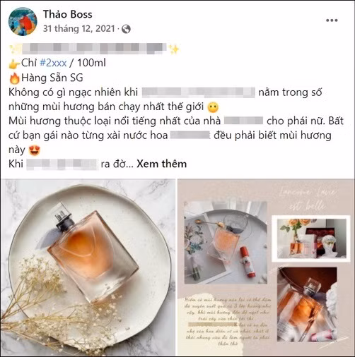 Thảo Boss rất chăm chỉ chụp ảnh lên bài cùng với lời quảng cáo bắt tai thu hút được kha khá khách hàng.