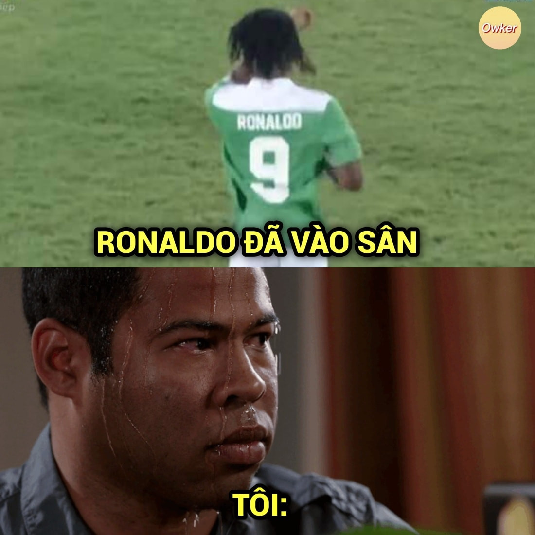 Khi BLV đọc Ronaldo vào sân và cảm xúc của nhiều người hâm mộ xem truyền hình.