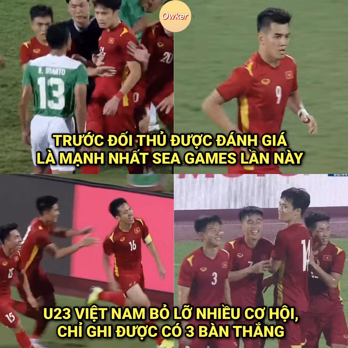 Trước U23 Indonesia được đánh giá khá mạnh nhưng U23 Việt Nam lại khiến đối thủ phải khuất phục 3 bàn không gỡ.