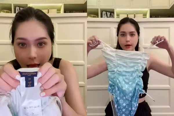 Bên cạnh đó, việc có ngạnh cằm to cũng khiến gương mặt của bà xã doanh nhân Quốc Vũ trở nên kém thon.