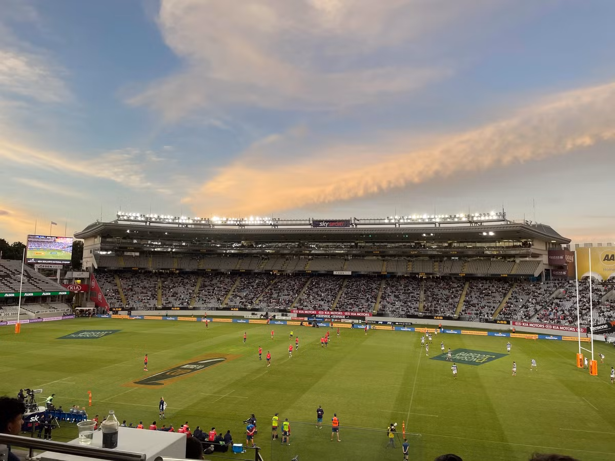 Sân vận động Eden Park được sử dụng như một địa điểm thi đấu thể thao từ năm 1900.