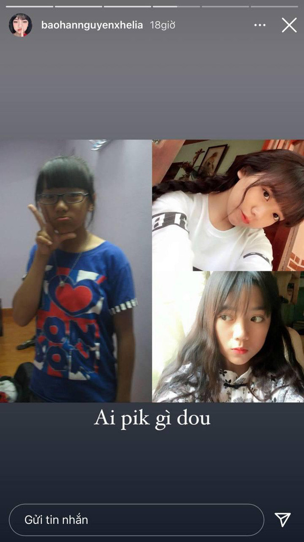 Mới đây, hot girl TikTok Bảo Hân Helia đã khiến công chúng không khỏi choáng váng khi công khai những "chiếc" ảnh thời chưa dậy thì lên mạng xã hội.