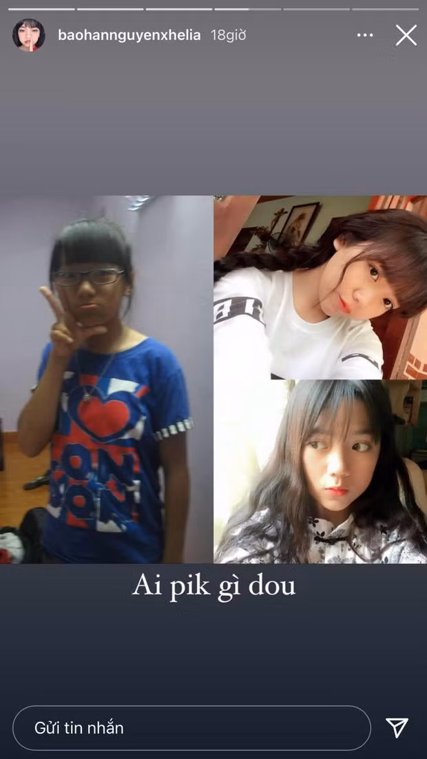 Mới đây, hot girl TikTok Bảo Hân Helia đã khiến công chúng không khỏi choáng váng khi công khai những "chiếc" ảnh thời chưa dậy thì lên mạng xã hội.