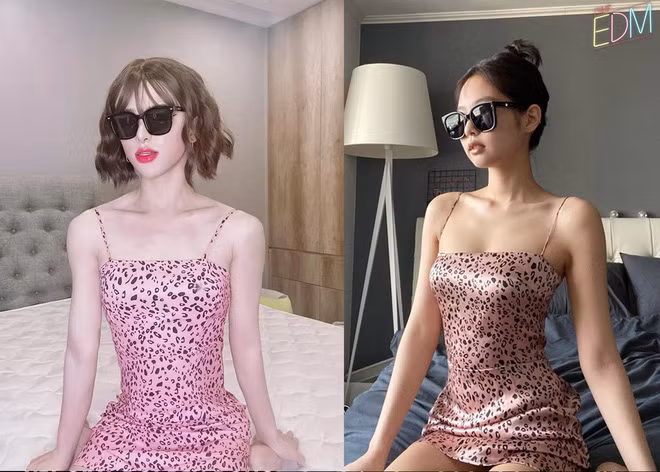 Cách đây chưa lâu, thảm họa mạng Trần Đức Bo khiến dân tình không khỏi phát hoảng khi hoá thân thành Jennie (BLACKPINK) với cách tạo dáng và trang phục siêu giống.