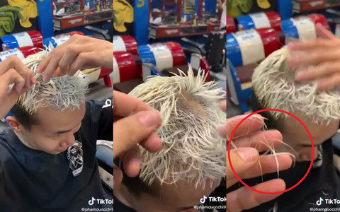 Những hình ảnh tẩy tóc thảm hoạ trên ngay lập tức thu hút được sự chú ý của cư dân mạng.