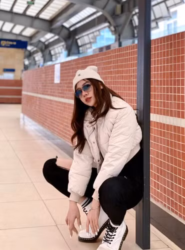 Đối với Huyền Dior, tập luyện là nhu cầu thiết yếu của cuộc sống. Ảnh: FBNV