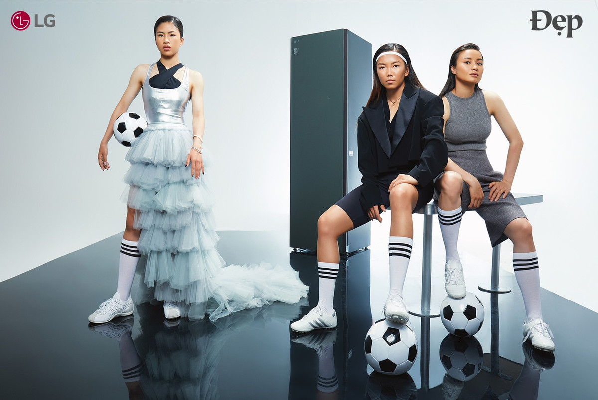 Dù xuất hiện với trang phục và diện mạo mới lạ, 3 nữ tuyển thủ vẫn khiến nhiều CĐV phải tấm tắc vì vẻ đẹp của mình.