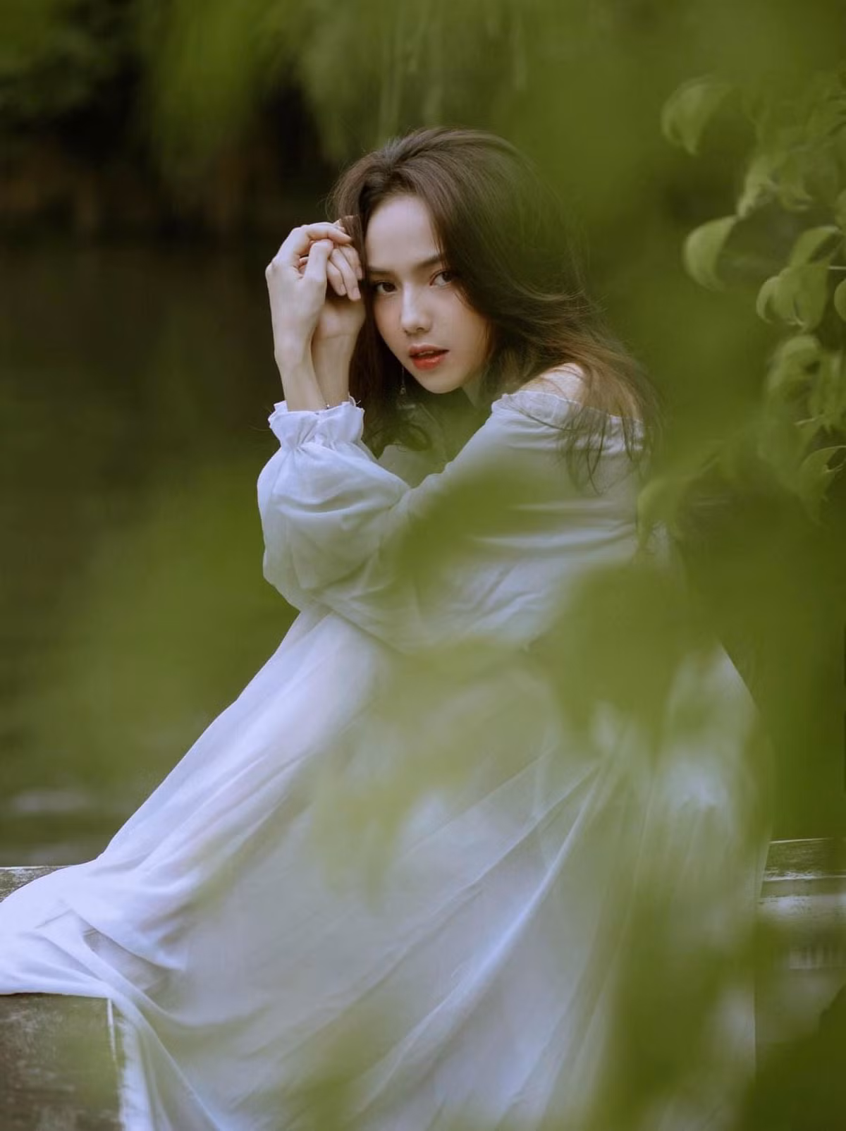 Trong những bức ảnh đời thường, Quỳnh Trang cũng rất xinh xắn và cuốn hút.