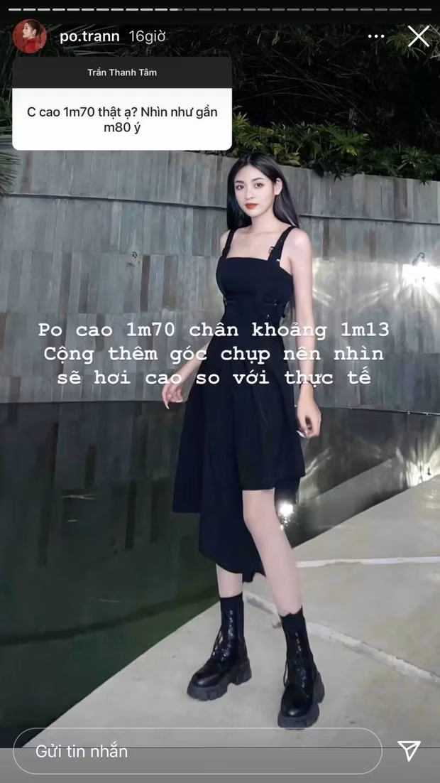 Mới đây, hot girl "trứng rán cần mỡ" - Trần Thanh Tâm khiến nhiều người chú ý và vô cùng thắc mắc khi chia sẻ về chiều cao cũng như đôi chân dài, thẳng tắp của mình.