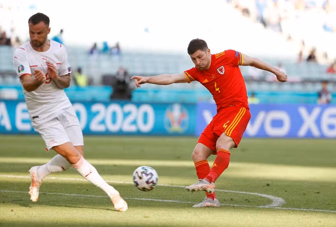 Chung cuộc Thụy Sĩ và xứ Wales hòa nhau với tỉ số 1-1 trong trận đấu thứ hai tại VCK EURO 2020.