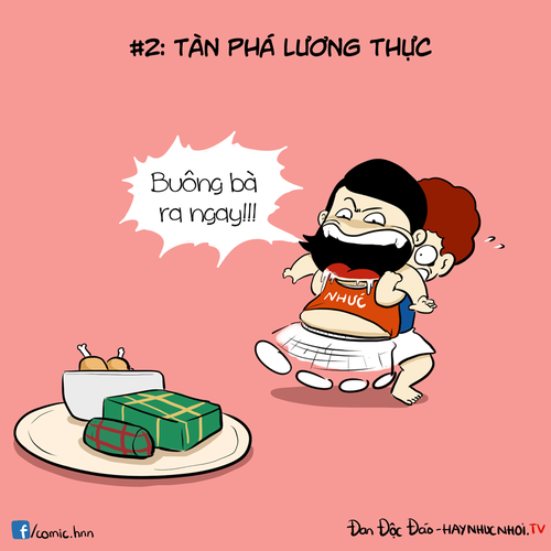 Còn với cánh con gái, điều không thể thiếu trong những ngày Tết cổ truyền đó là ăn.