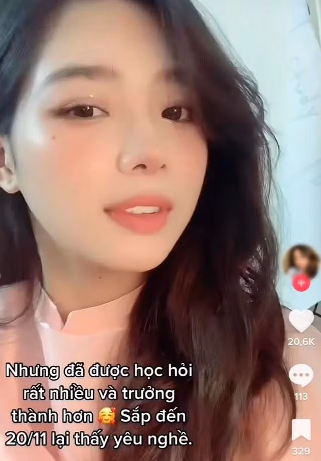 Trong đó, nhiều video khoe nhan sắc cô giáo hot girl này đã nhận về lượt thích và tương tác không nhỏ trên trang cá nhân.