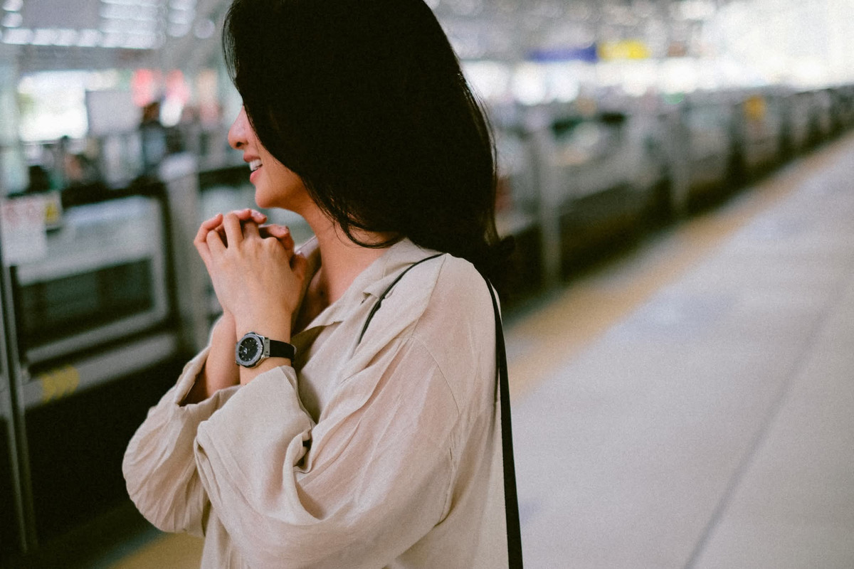 Trước khi trải nghiệm, Kaity Nguyễn cho biết bản thân tìm đọc nhiều thông tin về metro Bến Thành - Suối Tiên trước khi trải nghiệm thực tế.