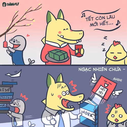 Cuộc sống bỗng chốc đổi thay trong chớp mắt khi thời gian nghỉ Tết kết thúc.