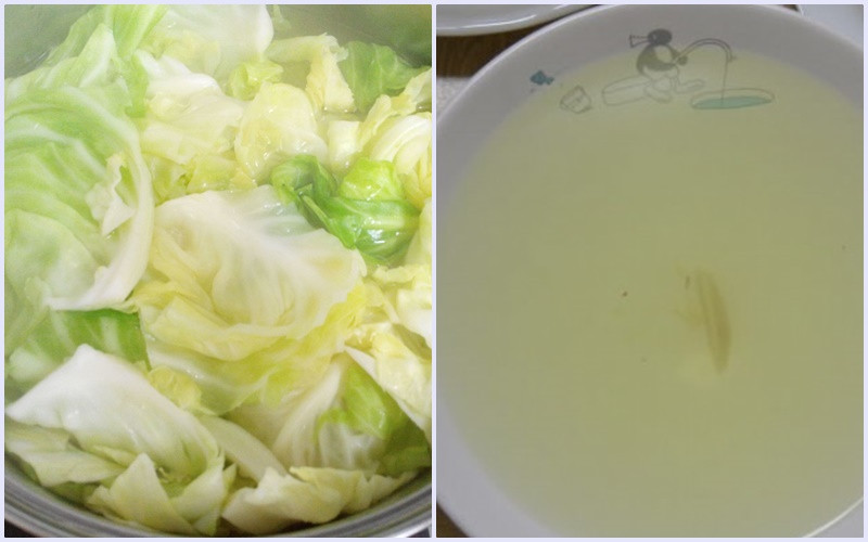 Chứng kiến cư dân mạng tranh cãi nảy lửa nên chủ nhân clip cũng đã vào đính chính rằng đúng là mẹ mình đang chần bắp cải để làm món bắp cải cuộn thịt theo công thức trên mạng.