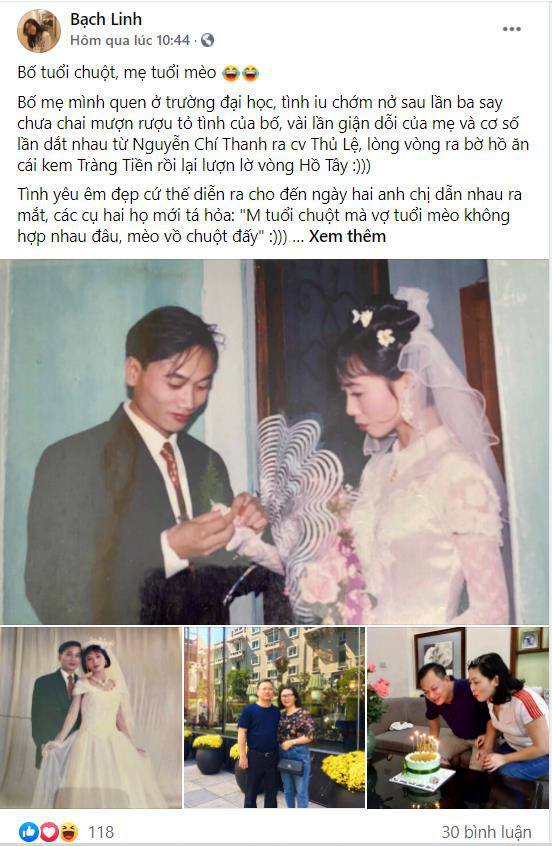 Không chỉ tìm thấy những tấm ảnh "để đời", các bạn trẻ còn khai thác được 1001 những câu chuyện tình yêu ngây ngô của bố mẹ thời chưa có tivi, thời còn hẹn hò trên "con ngựa sắt Thống Nhất".