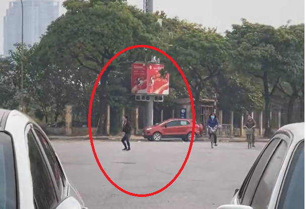 Một số ý kiến khác thì cho rằng, có lẽ cô gái chỉ là một phút ngẫu hứng muốn nhảy nên đã nhảy nhót giữa đường.