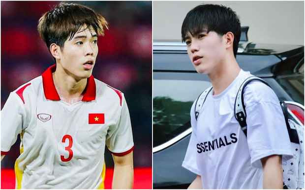 Với gương mặt điển trai, chiều cao 1m78 và vóc dáng cân đối, Trần Quang Thịnh (sinh năm 2001) cũng rất nổi bật trong dàn cầu thủ U22 Việt Nam. Dù lịch tập luyện và thi đấu dày đặc nhưng chàng cầu thủ giữ được làn da tương đối trắng trẻo.