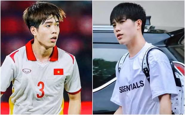 Với gương mặt điển trai, chiều cao 1m78 và vóc dáng cân đối, Trần Quang Thịnh (sinh năm 2001) cũng rất nổi bật trong dàn cầu thủ U22 Việt Nam. Dù lịch tập luyện và thi đấu dày đặc nhưng chàng cầu thủ giữ được làn da tương đối trắng trẻo.