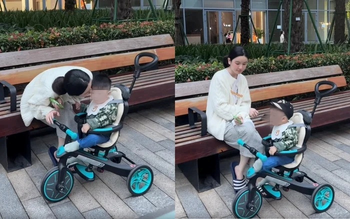 Trước động thái này, Quang Hải nhanh chóng thể hiện sự quan tâm bằng cách “thả tim” bài đăng của vợ. Anh còn bình luận đầy tình cảm: "Lido được mẹ đưa đi chơi thích thế".