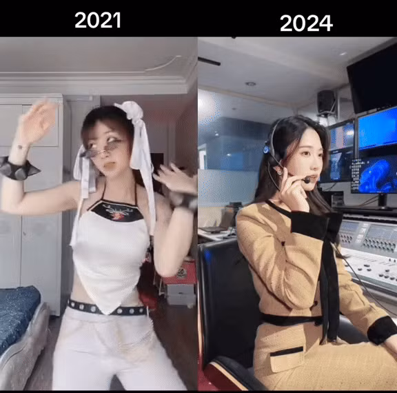 Netizen so sánh Lê Bống của 2021 và 2024 như 2 phiên bản trái ngược nhau.