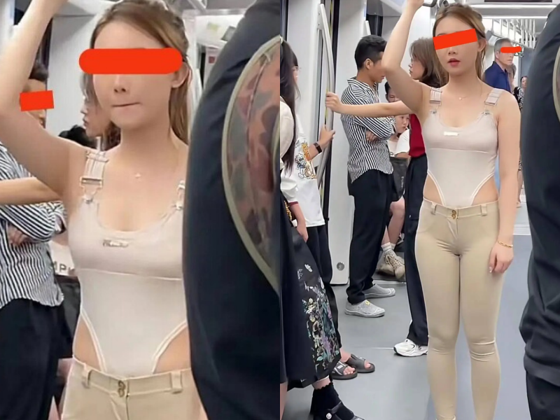 Sau khi bức ảnh được đăng tải đã gây ra làn sóng tranh cãi lớn khi nhiều người cho rằng cô gái chỉ đang thử phong cách mới.