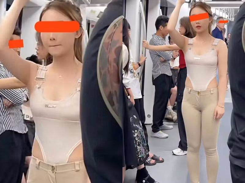 Sau khi bức ảnh được đăng tải đã gây ra làn sóng tranh cãi lớn khi nhiều người cho rằng cô gái chỉ đang thử phong cách mới.