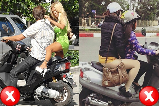 Vì thế, những món đồ bảo hộ như váy chống nắng, khăn quấn che chân... được nhiều người lựa chọn hơn.