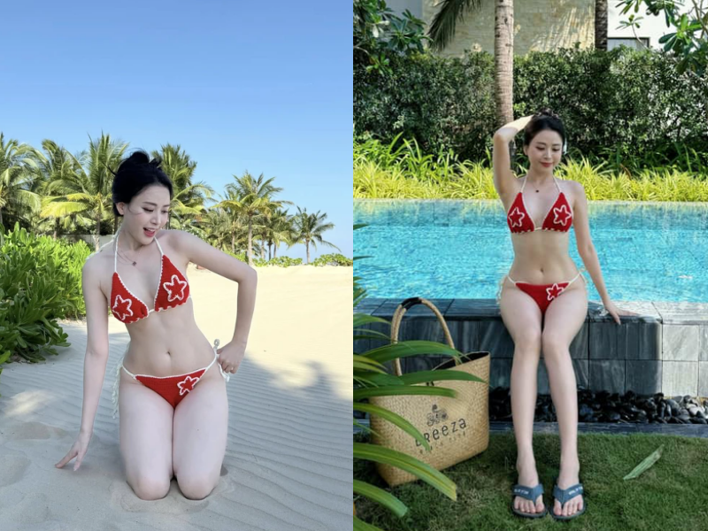 Hình ảnh hot TikToker Mai Linh tung bộ ảnh chào hè không góc chết