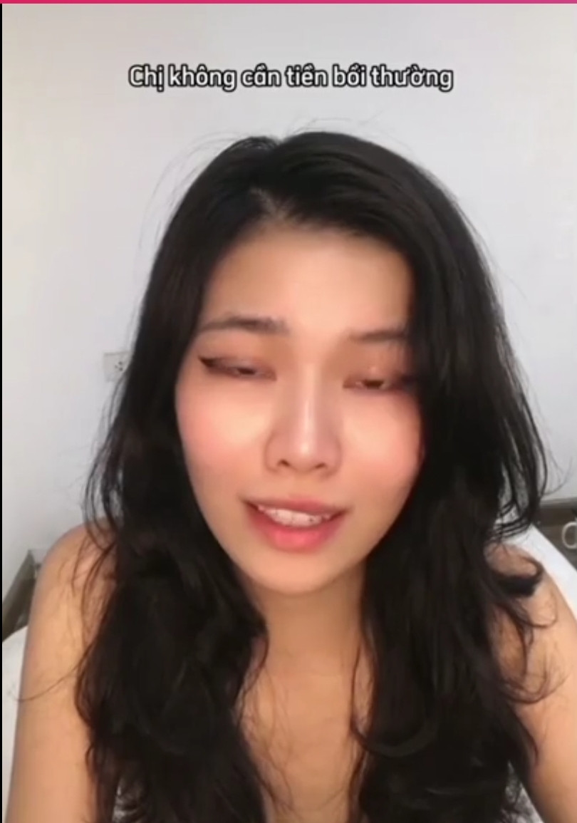 Nam thanh niên sau đó đã bị cô gái này là TikToker (Vương Diệu Linh, Hà Nội) dằn mặt vì hành động tự ý quay lén và tung ảnh người khác trên mạng khi chưa được cho phép.