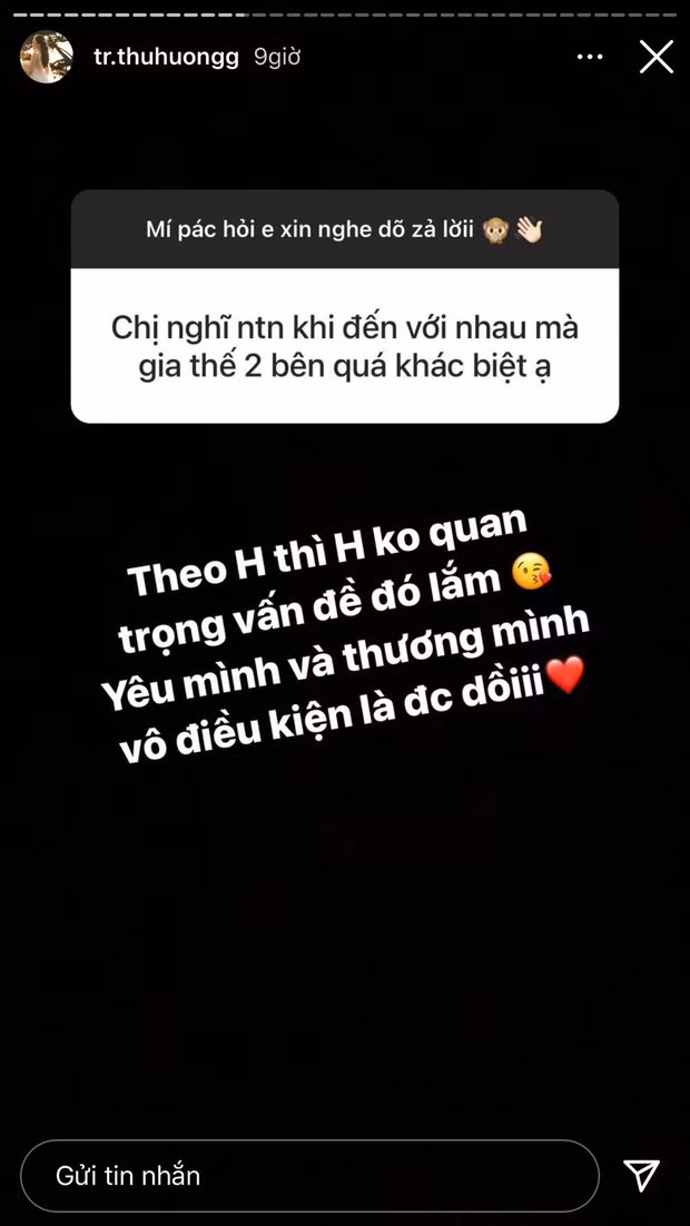 Với những người từng nghĩ cô dâu với đám cưới khủng ở Nam Định này chảnh, Thu Hương trả lời cực dễ thương: "Ai cũng nghĩ chị chảnh ấy. Nhưng không nha, chị cực thân thiện với những người đáng yêu nè".